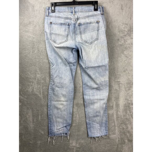 Old Navy Womens 2 Boyfriend Straight Blue Jeans - Picture 8 of 8
